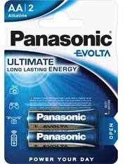 Panasonic EVOLTA LR6EGE/2BP 1, 5V AA/ceruza szupertartós alkáli elem 2 db/csomag (LR6EGE-2BP) - officedepot