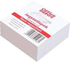 Office Depot 8, 5 x 8, 5 x 5 cm nem ragasztott jegyzetlapok (1334-01) - officedepot