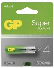GP Batteries GP Super alkáli elem AA 4db (B01214) - officedepot