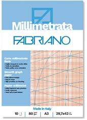 Fedrigoni A3 80g 10lapos milliméterpapír tömb (19100664)