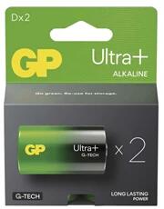 GP Batteries GP B03412 Ultra Plus D (LR20) alkáli elem 2db (B03412) - officedepot