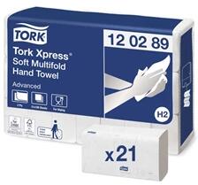 Tork Xpress 21 db-os H2 advan. fehér soft multifold kéztörlő (KTZTXMA1802R-TT)