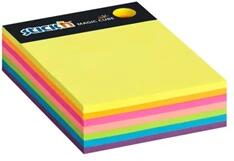 STICK N Stick`N MagicCube 101x76 mm 280 lap neon jegyzettömb (21255) - officedepot