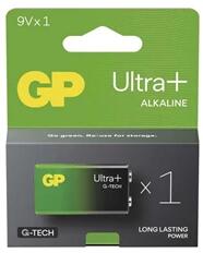 GP Batteries GP B03511 Ultra Plus 9V alkáli elem 1db/bliszter (B03511) - officedepot