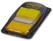 Post-it 3M Post-it 680-5 25x43mm öntapadós 50lapos sárga jelölőcímke (7100102671) - officedepot