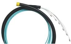 Legrand 132010 optikai fali kábel OM3 beltéri 6 üvegszál LSZH (LSOH) 2x 6xSC szimplex pigtail-ekkel szerelve 100 m dob (132010) - officedepot