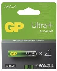 GP Batteries GP B03114 Ultra Plus AAA (LR03) alkáli mikroceruza elem 4db/csomag (B03114) - officedepot