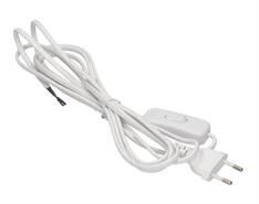 ANCO 321333 H03VV H2-F 2, 5A 250V 2X0, 75mm2 2m fehér vezeték zsinórközi kapcsolóval (321333) - officedepot