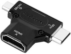AudioQuest HDMACDAD HDMI Type A - Mini Type C/Micro Type D adapter (HDMACDAD) - officedepot