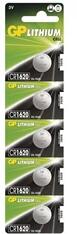 GP Batteries GP B1570 CR1620 lítium gombelem 5db/bliszter (B1570) - officedepot