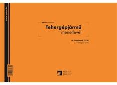  D. GEPJ. 21/UJ A4 100lapos fekvő "Tehergépjármű menetlevél" nyomtatvány (D.GEPJ.21/UJ) - officedepot