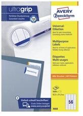 AVERY 3668 52, 5×21, 2mm univerzális 5600db-os etikett (3668) - officedepot