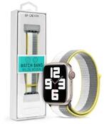 DEVIA ST364693 Apple Watch 38/40/41mm fehér/szürke szövet sport szíj (ST364693) - officedepot