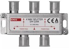 EMOS EM2344 4-es F csatlakozós antenna elosztó (J0104)