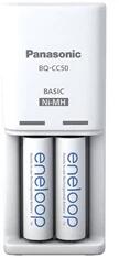 ENELOOP Panasonic Eneloop K-KJ50MCD20E AA 2000mAh időzítős akkutöltő +2xAA akku (KKJ50MCD20E) - officedepot