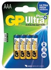 GP Batteries GP Ultra Plus AAA (LR03) alkáli mikro ceruza elem 4db/bliszter (B1711) - officedepot