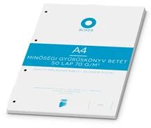 BOXER A4 sima gyűrűskönyv betét (7490127002) - officedepot