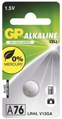 GP Batteries GP B13762 LR44 (A76) alkáli gombelem 1db/bliszter (B13762)