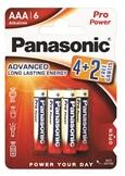 Panasonic LR03PPG/6BP 4+2F 1, 5V AAA/mikro tartós alkáli elem 6 db/csomag (LR03PPG-6BP4-2-PAN) - officedepot