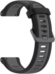 Ricardo 18mm curea de silicon (Garmin Venu 2S, Vívoactive 4S, Forerunner 265S, Venu 3S, etc. ), negru, eliberare rapidă