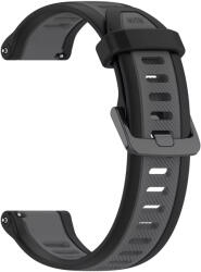 Ricardo 22mm curea de silicon (Garmin Venu 3, Forerunner 265, Vívoactive 4, etc. ), negru, eliberare rapidă