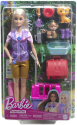 Mattel Barbie You Can Be Set Papusa Cu Doua Animalute Din Jungla (MTHRG50) - roua Papusa Barbie