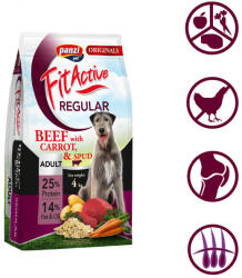 Fitactive Originals Regular Adult marha, sárgarépával és burgonyával száraztáp kutyának 4kg
