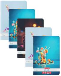 Herlitz Set 5 x Caiet Dictando Herlitz A4, 60 file, 70g/mp, Motiv cupcakes (9495170-5)