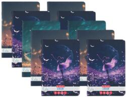 Herlitz Set 10 x Caiet Matematica Herlitz A5, 48 file, 70g/mp, Motiv balerina (9495290-10)
