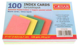  Caesar sima 100db/csomag pasztell indexkártya (1112100-53) - haztartasibolt