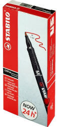 STABILO OHPen 843"M" 10db/csomag piros permanent marker (843/40B10)