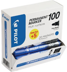 Pilot BT 100 20 db/csomag kék permanent marker (SCA-100-20L) - haztartasibolt