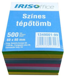IRISOFFICE 6x8x5cm több színű tépőtömb (1349001-99) - haztartasibolt