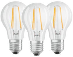 OSRAM Osram Base átlátszó üveg búra/6, 5W/806lm/4000K/E27/dobozos LED körte izzó 3 db (4058075819535) - haztartasibolt