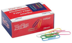  Topfirs 28mm 100db/cs színes gemkapocs (7350078000) - haztartasibolt