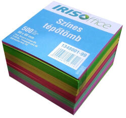 IRISOFFICE 80x80x50mm színes kockatömb (1348001-99) - haztartasibolt