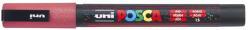 uni POSCA PC-3ML csillámló piros marker (2UPC3MLP) - haztartasibolt