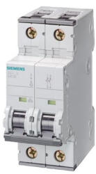 Siemens 5SY5206-7 DC áramkörökhöz 440V, 10KA, 2P C 6A kismegszakító (5SY5206-7) - haztartasibolt