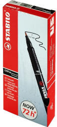 STABILO OHPen 842"F" 10db/csomag fekete permanent marker (842/46B10)