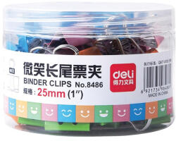 DELI Smile-1 19mm 40db-os iratcsipesz (DEL08487) - haztartasibolt