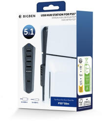 NACON 2808909 PS5 Slim konzolokhoz USB Hub (2808909) - haztartasibolt