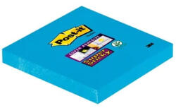 Post-it Super Sticky 654 76x76mm 90lap kék öntapadós jegyzettömb (7100263845) - haztartasibolt