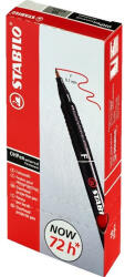 STABILO OHPen 842"F" 10db/csomag piros permanent marker (842/40B10)