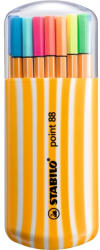 STABILO Point 88 Zebrui neon 15+5db-os vegyes színű tűfilc készlet (8820-022) - haztartasibolt