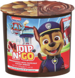  Dip N´ Go Kakaós mogyorókrém és ropogós pálcikák 55g Mancs Őrjárat