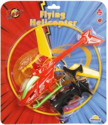Sunman Elicopter cu lansator si lumini, Zapp Toys, Disc Galben
