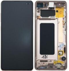 Samsung GH82-18834J Gyári Samsung Galaxy S10 Plus OLED kijelző érintővel Fehér kerettel előlap (GH82-18834J) - notebook-alkatresz - 78 994 Ft