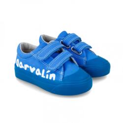 Garvalin Tenisi canvas pentru copii Garvalin, azul electrico (Marime: 21) (242800-B-21)