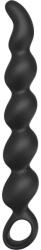 Sex HD Steven - dildo anal cu mărgele (negru) (6970165158561) Dildo