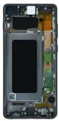 Samsung GH82-18834J Gyári Samsung Galaxy S10 Plus OLED kijelző érintővel Fekete kerettel előlap (GH82-18834J)